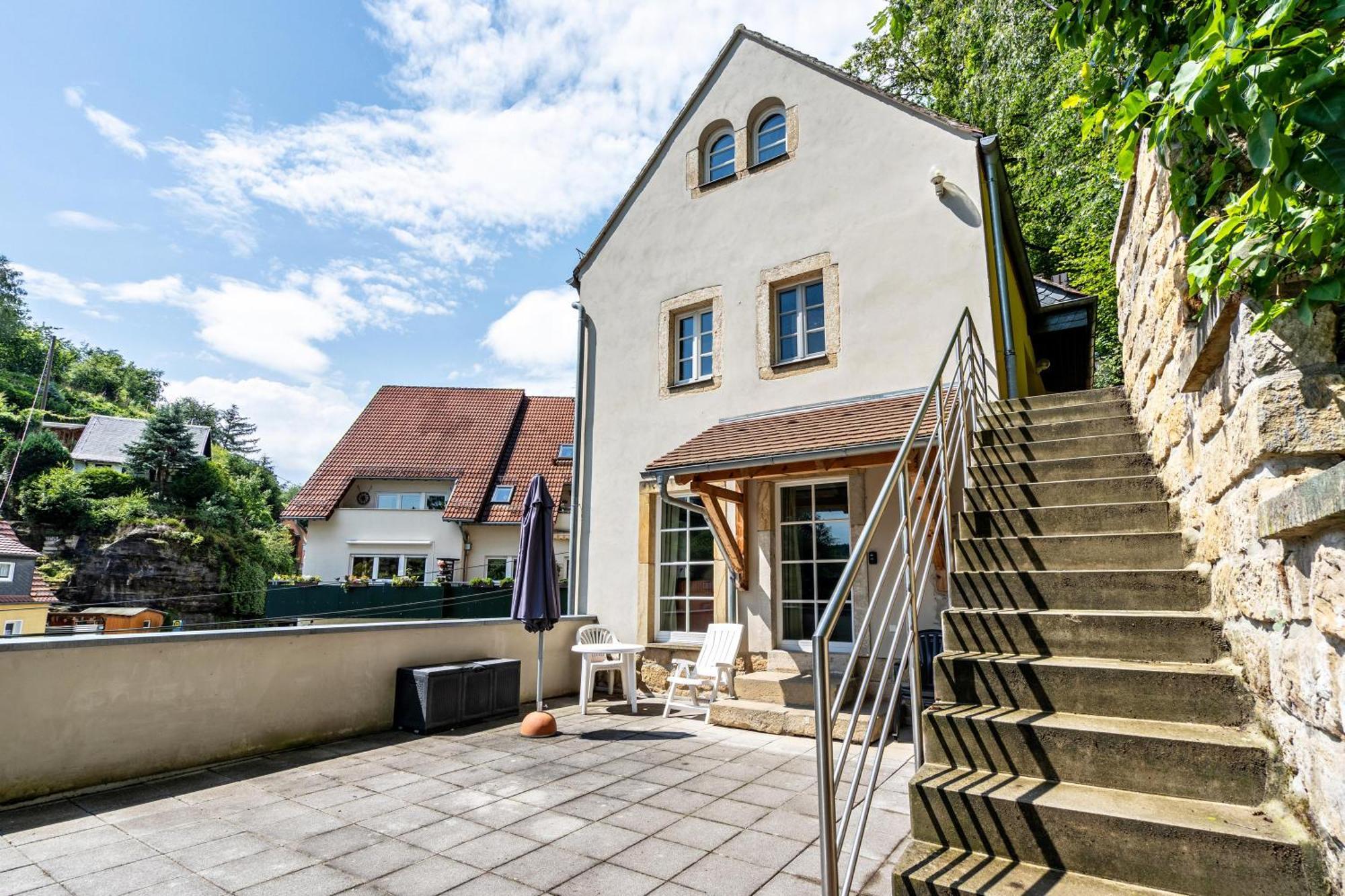 Wohnung Auf Dem Buschholz Stadt Wehlen Exterior foto
